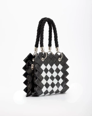 Cartera Delfina, Damero - comprar online