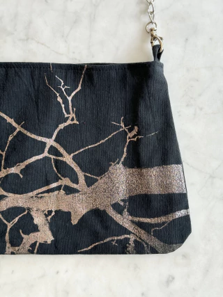 Mini Bag Árbol, Plata