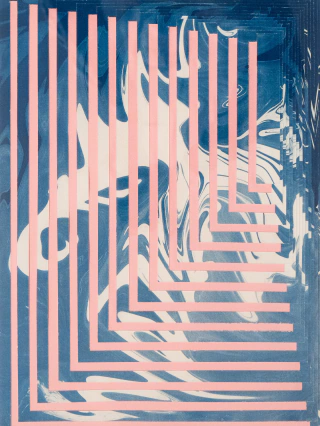 Laberinto, Print de Cianotipia, Clara Z - buy online