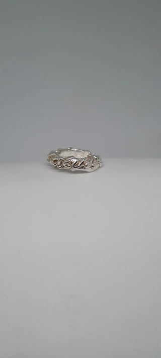 Anillo Cuff Merenguito, Plata - buy online