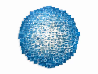 Los Ojos, Print de Cianotipia, Clara Z - buy online