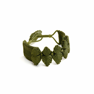 Pulsera Circe, Verde Oliva