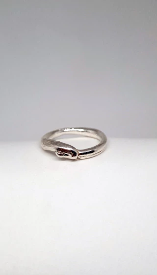 Anillo Chicle, Plata - buy online