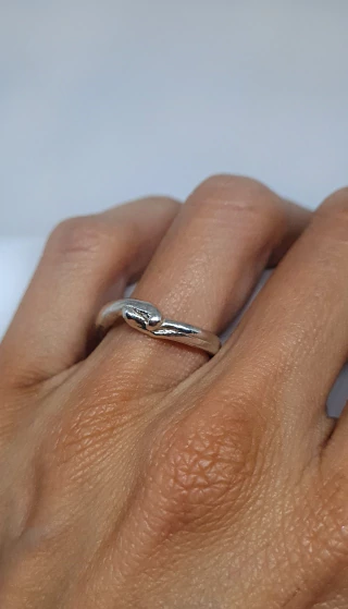 Anillo Chicle, Plata - buy online