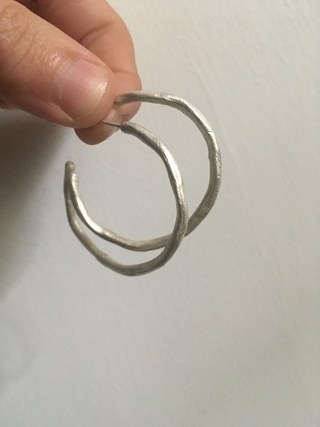 Argollas Macizas, Plata