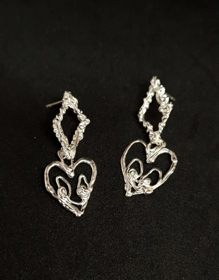 Aros Corazona, Plata