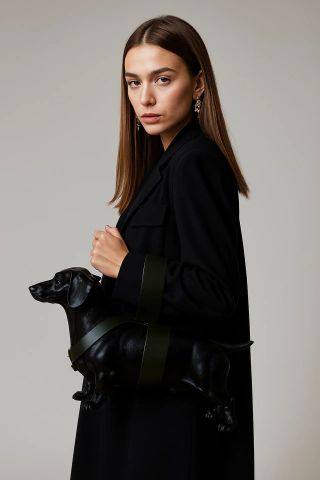 Dachshund Bag Negro - comprar online