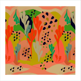 Pañuelo Cactus, 70 x 70 cm - buy online