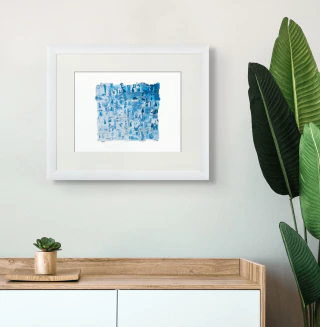 Cajitas, Print de Cianotipia, Clara Z - buy online