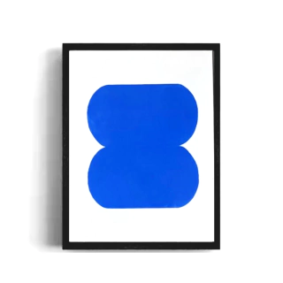 Monocopia Enmarcada, Azul D2, 40 x 30 cm - buy online