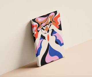Hermafrodito, Canvas Print, 100 x 70 cm - comprar online