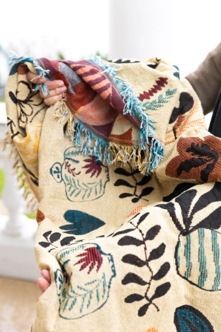 Manta Tejida, Orilla, 155 x 195 cm - buy online