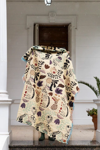 Manta Tejida, Orilla, 155 x 195 cm - buy online