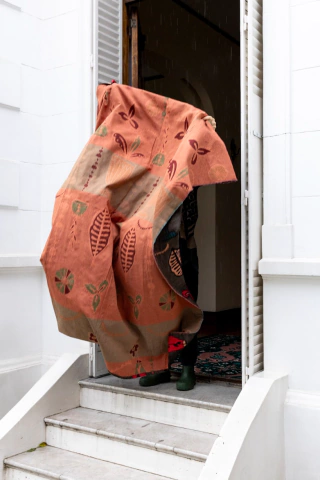 Manta Tejida, Sol Marrón, 155 x 195 cm - buy online