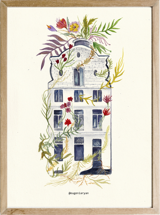 Casa Frontal, Fine Art Print