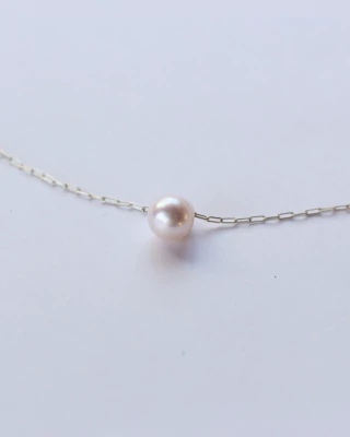 Collar Suki, Perla y Plata, 1 o 2 (¡Ideal para regalar!) - buy online