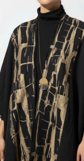 Art Gift Set 16, Ruana y Collar - comprar online