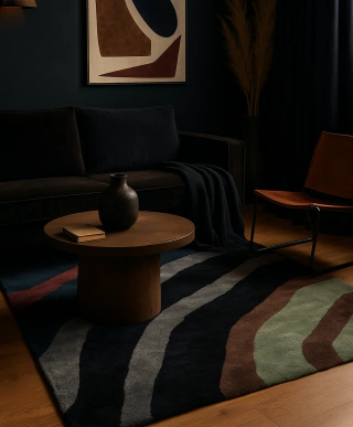 Alfombra Flujo Atemporal, 107 x 83 cm [Pieza única] - comprar online