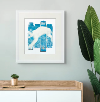 Desencajada, Print de Cianotipia, Clara Z - comprar online