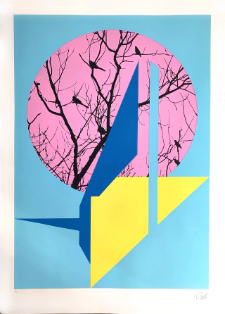 Serigrafía Dreams, 70 x 100 cm, Claudio Roncoli