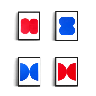 Monocopia Enmarcada, Azul D2, 40 x 30 cm - buy online