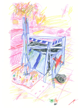 En_Construcción.jpg, Ilustración Original, Ariel Gif - comprar online