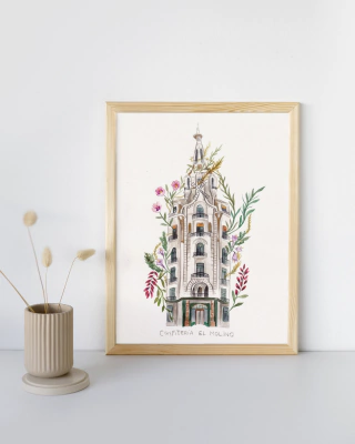 El Molino, Fine Art Print, Eugenia Ryan - comprar online
