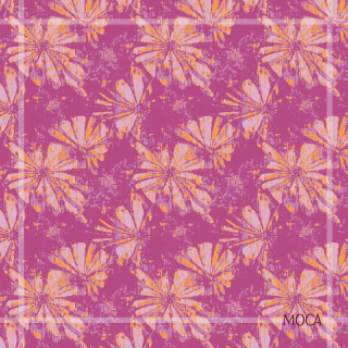 Pañuelo Flores Púpura, 65 x 65 cm - comprar online