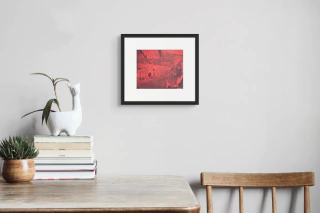 Fuego, Print de Cianotipia, Clara Z - comprar online