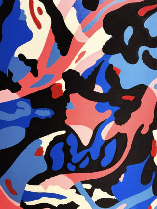 Galáctico, 90 x 80 cm [Pieza Única] - comprar online