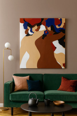 Géminis II, 80 x 60 cm [Pieza Única] - comprar online