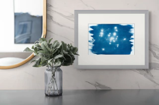 Glitter, Print de Cianotipia, Clara Z - comprar online