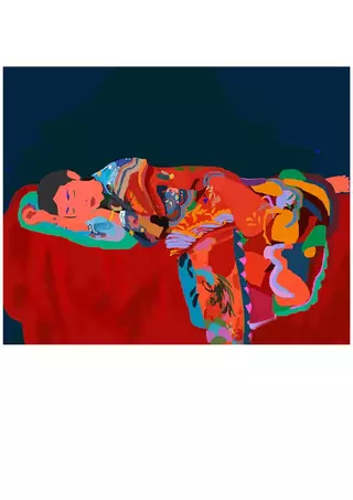 Fine Art Print, Inemuri, 42 x 30 cm, Santiago Paredes - comprar online
