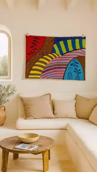 Tapiz, Laberinto, 100 x 140 cm [Pieza Única] - comprar online