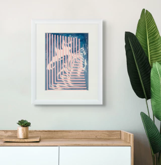 Laberinto, Print de Cianotipia, Clara Z - buy online