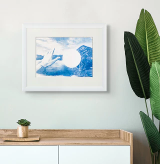 Lo inalcanzable, Print de Cianotipia, Clara Z - comprar online