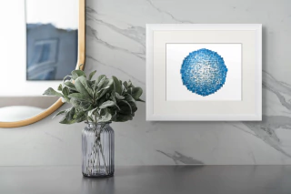 Los Ojos, Print de Cianotipia, Clara Z - buy online