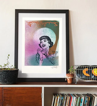 Serigrafía The Feeling 01, 35 x 25 cm, Claudio Roncoli [Pieza Única] - comprar online