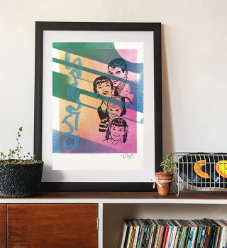 Serigrafía The Feeling 19, 35 x 25 cm, Claudio Roncoli [Pieza Única] - comprar online