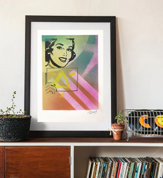 Serigrafía The Feeling 16, 35 x 25 cm, Claudio Roncoli [Pieza Única] - comprar online