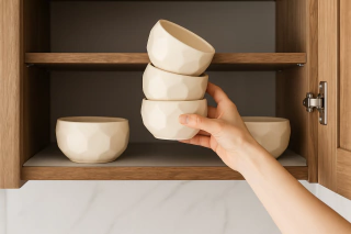 Tazón Ártico, Set x4 Natural - comprar online