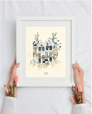 Casa VII, Casas Astrológicas, Fine Art Print