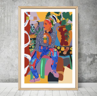 Fine Art Print, Ninja Plush, 42 x 30 cm, Santiago Paredes