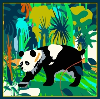 Pañuelo Panda (Grande)