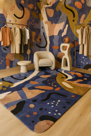 Alfombra Piedras, Azul [PRE-ORDER] - comprar online