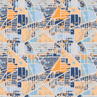 Pañuelo Ruptura Celeste, 65 x 65 cm - comprar online