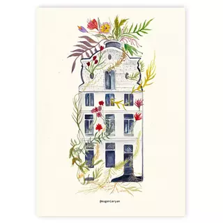 Casa Frontal, Fine Art Print