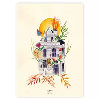 Casa V, Casas Astrológicas, Fine Art Print