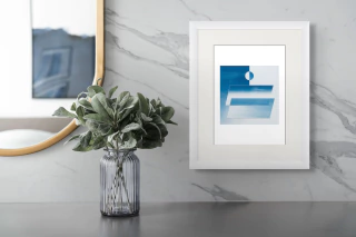 Serie Matriz 121, Print de Cianotipia, Clara Z - buy online