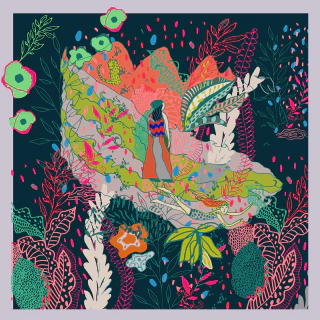 Pañuelo Sueña Noche, 70 x 70 cm